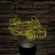 Can-Am Spyder Rt motor – 7 színű, színváltós 3D LED lámpa