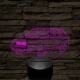 Skoda Felicia kombi 1999 – 7 színű, színváltós 3D LED lámpa