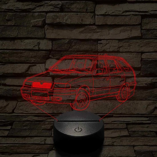 Skoda Felicia kombi 1999 – 7 színű, színváltós 3D LED lámpa