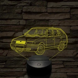 Skoda Felicia kombi 1999 – 7 színű, színváltós 3D LED lámpa