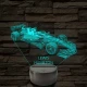 A Száguldó Legenda – Lewis Hamilton F1 7 színű, színváltós 3D LED lámpa