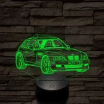 BMW Z3 Coupe – 7 színű, színváltós 3D LED lámpa