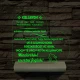 Kislányom fatalpas 7 színű 3D led lámpa