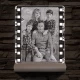 Egyedi fotógravírozás film negatívos kerettel fatalpban 7 színű 3D led lámpa