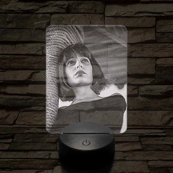 Hasznos Egyedi Nőnapi Fotós Ajándék 7 színű 3D led lámpa