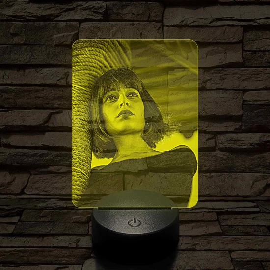 Hasznos Egyedi Nőnapi Fotós Ajándék 7 színű 3D led lámpa