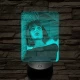 Hasznos Egyedi Nőnapi Fotós Ajándék 7 színű 3D led lámpa