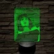 Hasznos Egyedi Nőnapi Fotós Ajándék 7 színű 3D led lámpa