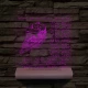 Egyedi Osztálygálya 3D LED Lámpa – Személyreszabható Pergamenes Nevekkel