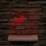Egyedi Osztálygálya 3D LED Lámpa – Személyreszabható Pergamenes Nevekkel