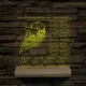 Egyedi Osztálygálya 3D LED Lámpa – Személyreszabható Pergamenes Nevekkel