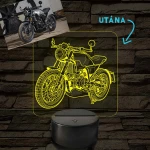 Saját fotó alapján készített vonalas grafika – 7 színű, színváltós LED lámpa