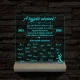 A legjobb edzőnek! - 7 színű 3D led lámpa