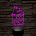 A gazdagság titka: 50 ft 7 színű 3D led lámpa