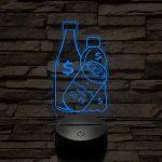 A gazdagság titka: 50 ft 7 színű 3D led lámpa