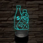 A gazdagság titka: 50 ft 7 színű 3D led lámpa
