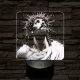Jézus áhitat 7 színű valósághű 3D led lámpa