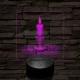 Gyertyaláng 7 színű valósághű 3D led lámpa