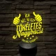 Tökéletes nagybácsi – 7 színű, színváltós LED lámpa
