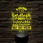 A legjobb barátnők – 7 színű, színváltós LED lámpa
