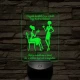 Kávé, bor és dugicsoki – 7 színű, színváltós LED lámpa