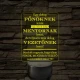 Főnök – Mentor – Vezető – 7 színű, színváltós 3D LED lámpa (többes számban)