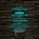 Főnök – Mentor – Vezető – 7 színű, színváltós 3D LED lámpa (többes számban)
