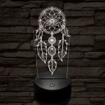 Álomfogó 7 színű 3D led lámpa