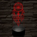 Álomfogó 7 színű 3D led lámpa