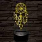Álomfogó 7 színű 3D led lámpa