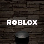 Roblox logo 7 színű 3D led lámpa
