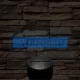 Elden Ring "You Died" 7 színű 3D led lámpa