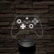 Kontroller Xbox Series X  7 színű 3D led lámpa