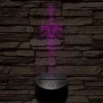 World of Warcraft ősi jégkard 7 színű 3D led lámpa
