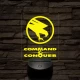 Command & Conquer GDI mintaválasztós 7 színű 3D led lámpa