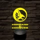 Command & Conquer GDI mintaválasztós 7 színű 3D led lámpa