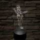 Overwatch Tracker fut 7 színű 3D led lámpa