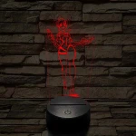 Overwatch Tracker fut 7 színű 3D led lámpa