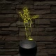 Overwatch Tracker fut 7 színű 3D led lámpa
