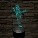 Overwatch Tracker fut 7 színű 3D led lámpa