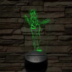 Overwatch Tracker fut 7 színű 3D led lámpa