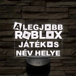 A legjobb játékos Roblox 7 színű 3D led lámpa