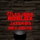A legjobb játékos Roblox 7 színű 3D led lámpa