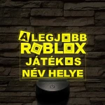 A legjobb játékos Roblox 7 színű 3D led lámpa