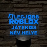 A legjobb játékos Roblox 7 színű 3D led lámpa