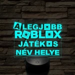 A legjobb játékos Roblox 7 színű 3D led lámpa