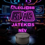 A Legjobb Roblox Rivals Játékos – Személyre szabható 7 színű, színváltós 3D LED lámpa