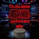 A Legjobb Roblox Rivals Játékos – Személyre szabható 7 színű, színváltós 3D LED lámpa