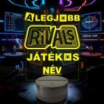 A Legjobb Roblox Rivals Játékos – Személyre szabható 7 színű, színváltós 3D LED lámpa
