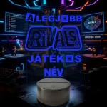 A Legjobb Roblox Rivals Játékos – Személyre szabható 7 színű, színváltós 3D LED lámpa
